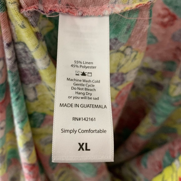 LuLaRoe Floral Cardigan - Multicolor - Picture 10 of 12